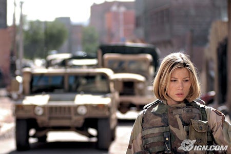 Jessica Biel en Irak