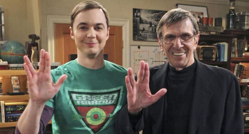 Sheldon Cooper y Spock