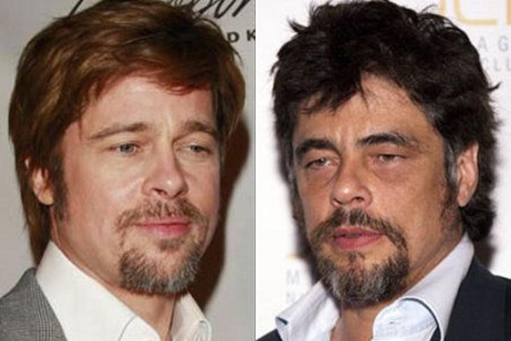parecidos razonables Brad Pitt Benicio Toro